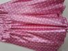 Adult Female Costumes to Hire - Polka Dot Skirt - Pink satin  - ADULT